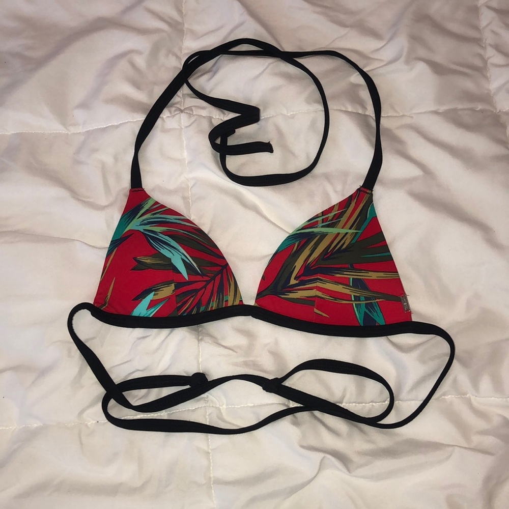 Floral Print Bikini Top